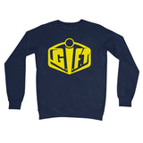 GIFT Design Yellow Unisex Crew Neck Sweatshirt